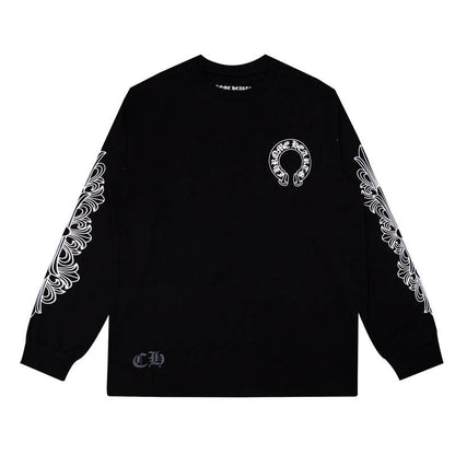 CHROME-HEARTS Men's Long-Sleeve T-shirt Sweatshirt K8005