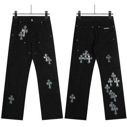 Chrome-Hearts NEW Pants 8164