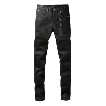 Luxury brand men's streetwear jeans 9082