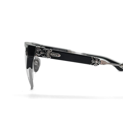 Chrome-Hearts Evagilist Diamond BK/SS Glasses