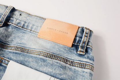 Luxury brand men's streetwear jeans 9053